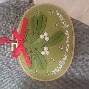 Hallmark 2015 Together Under The Mistletoe ornament